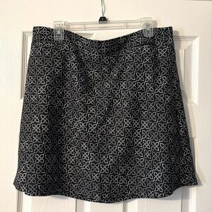 Black patterned skirt